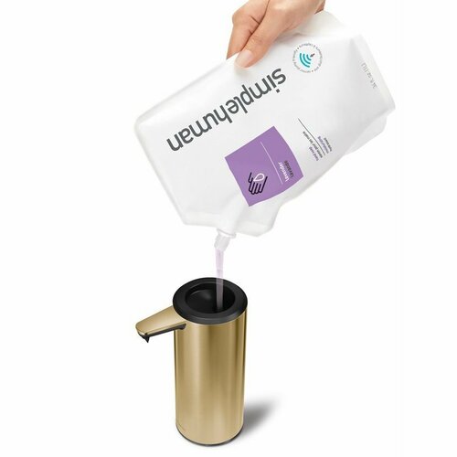 Simplehuman Brezdotični dozator za milo 266 ml,zlata