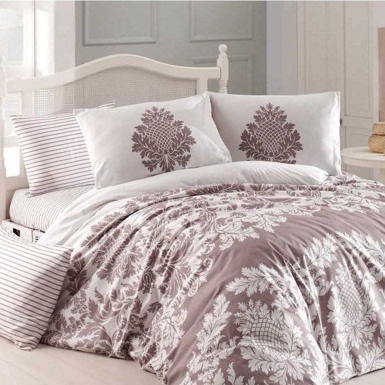 Homeville Bavlnené obliečky Purely béžová, 140 x 220 cm, 70 x 90 cm, 50 x 70 cm, 140 x 220 cm, 70 x 90 cm