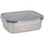 Excellent Houseware Edelstahl-Frischhaltedose mit Kunststoffdeckel, 750 ml