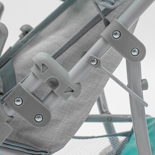 Baby Mix Športový kočík pre bábiky Lana mentolová, 58,5 x 33 x 61,5 cm