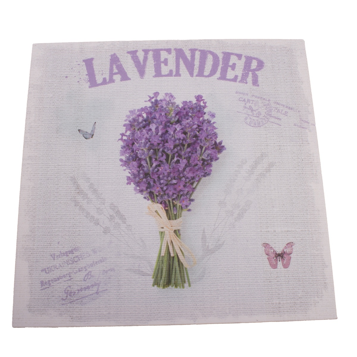 Tablou pe panza Lavender, 28 x 28 cm