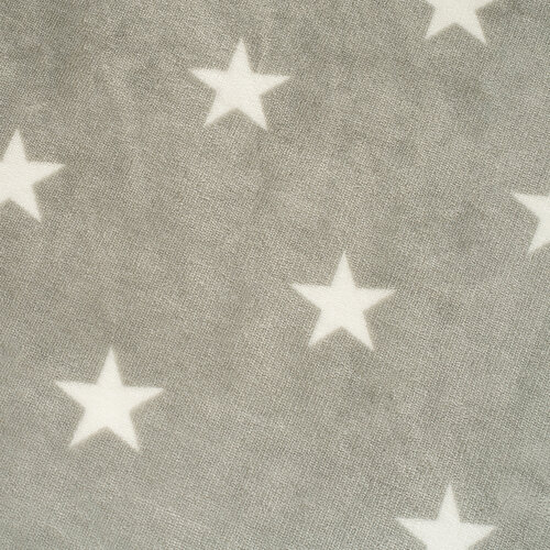 4Home Bettwäsche Mikroflanell Stars grey, 140 x 200 cm, 70 x 90 cm