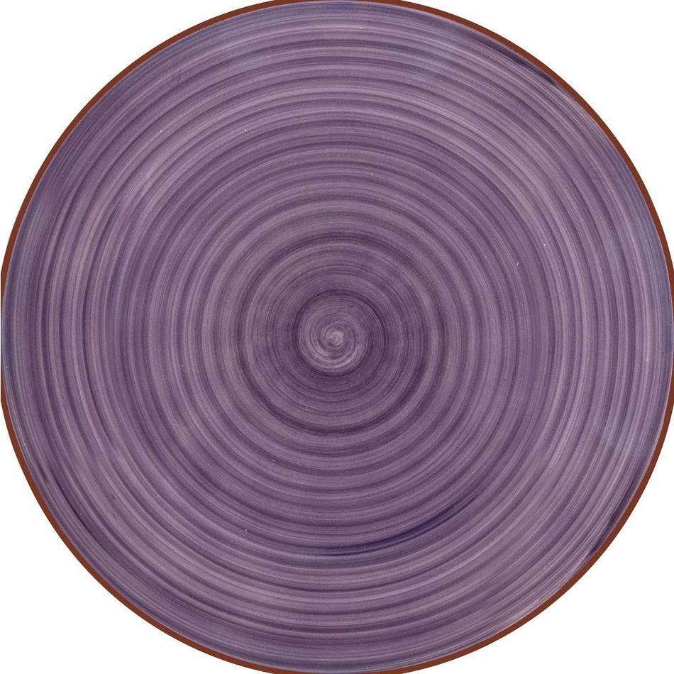 Lamart LT9084 farfurie mică din ceramică Happy,diametru 26,8 cm, violet