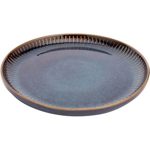 Altom Porcelánový dezertný tanier Reactive Stripes modrá, 20,5 cm