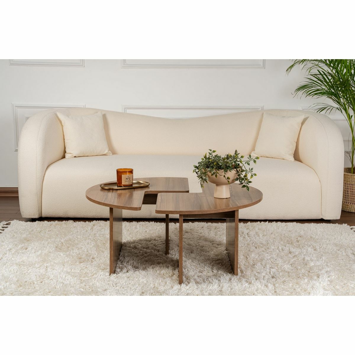 Konferenčný stolík Moira Walnut