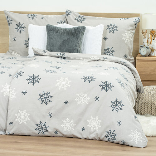 4Home Flanelové obliečky Snow Romance, 140 x 220 cm, 70 x 90 cm