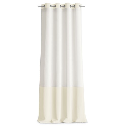 Restilo Irvette Eyelets függöny, krémszínű, 140 x 250 cm