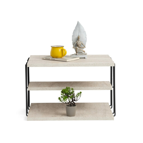 Odkládací stolek Lifon Black Travertine