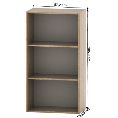 Bibliotecă TEMPO ASISTENT 035, stejar sonoma