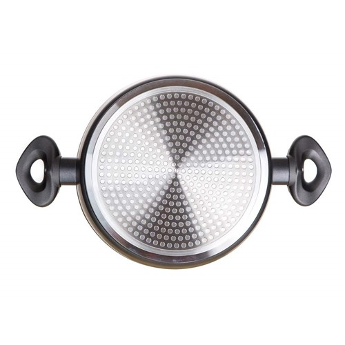 Banquet Set posode z neprijemljivo površino Diamon Matte Grey, 11 kosov
