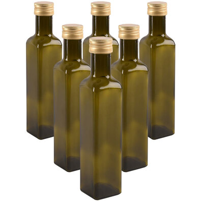 Orion Set of glass bottles with lid Oil 0.5 l, 6pcs