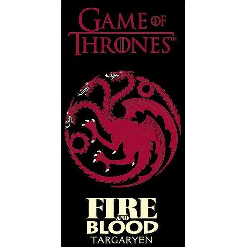 Prosop Game of Thrones Fire and Blood, 70 x 140 cm