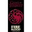 Osuška Game of Thrones Fire and Blood, 70 x 140 cm