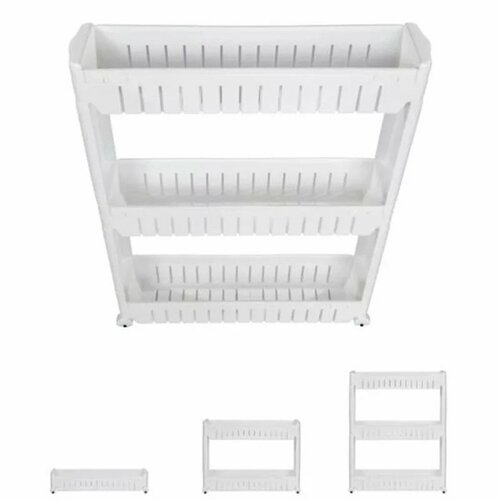 4Home Nischenregal mit Rollen Slim Jim