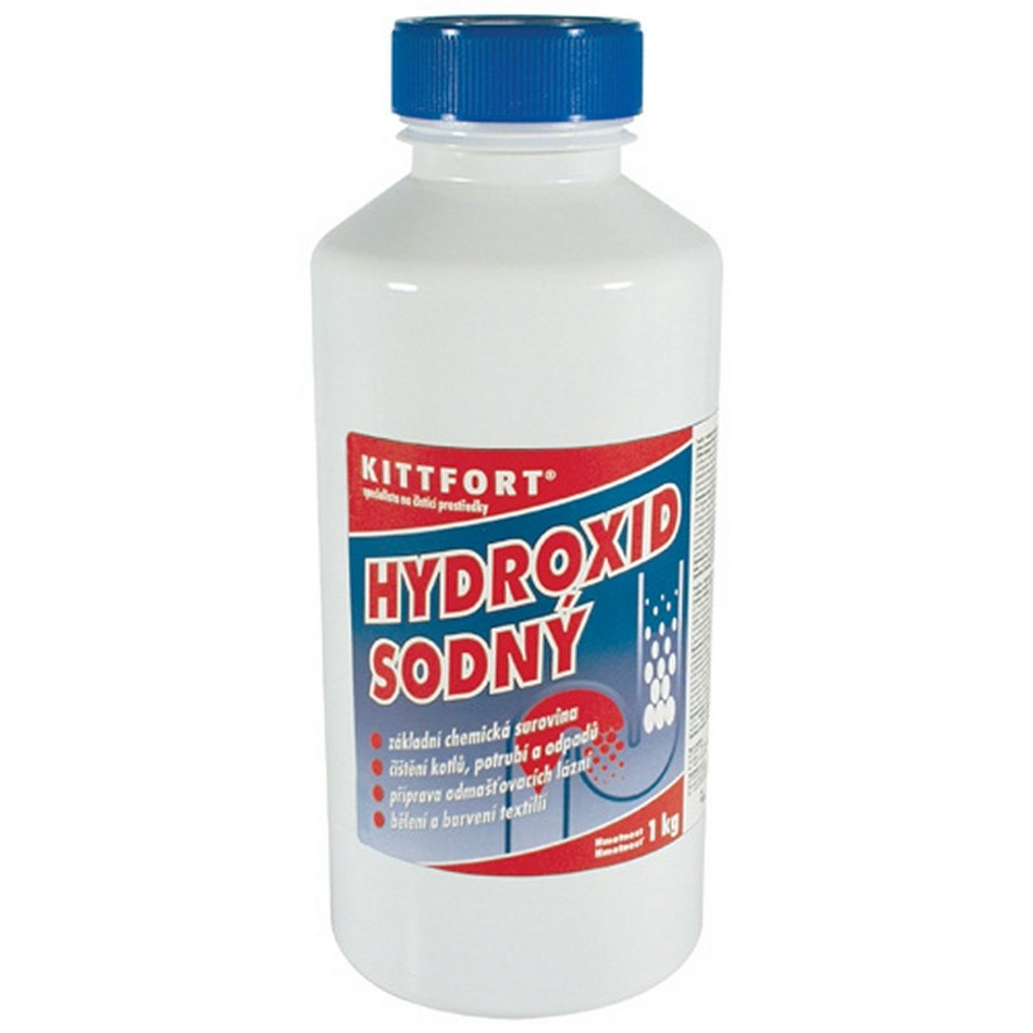 Obrázok KITTFORT Hydroxid sodný - 1 Kg