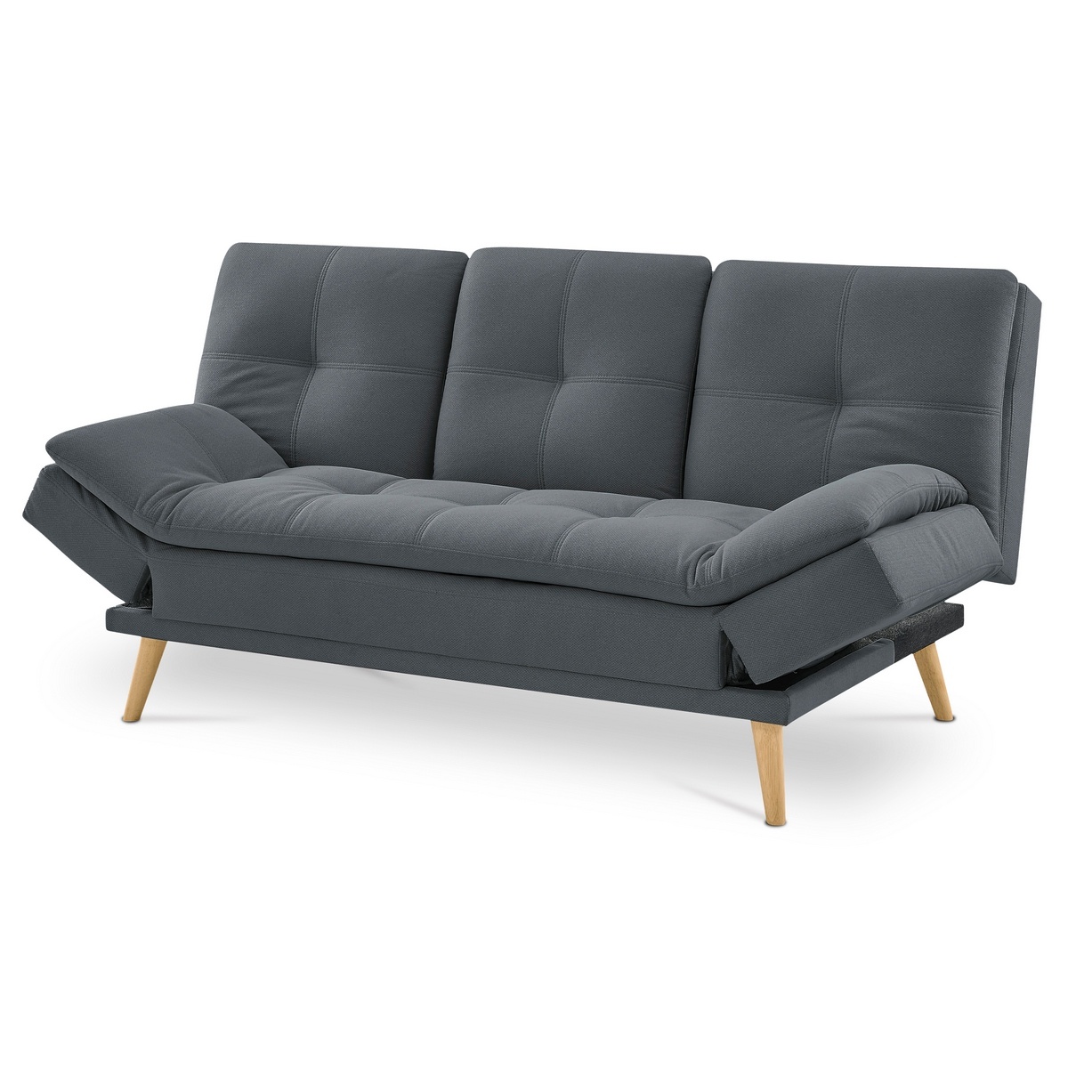 Háromüléses kanapé ASB-4720 GREY2, sötét szürke