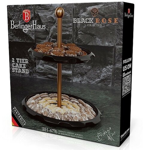 Berlinger Haus 2-nadstropni stojalo Black RoseCollection