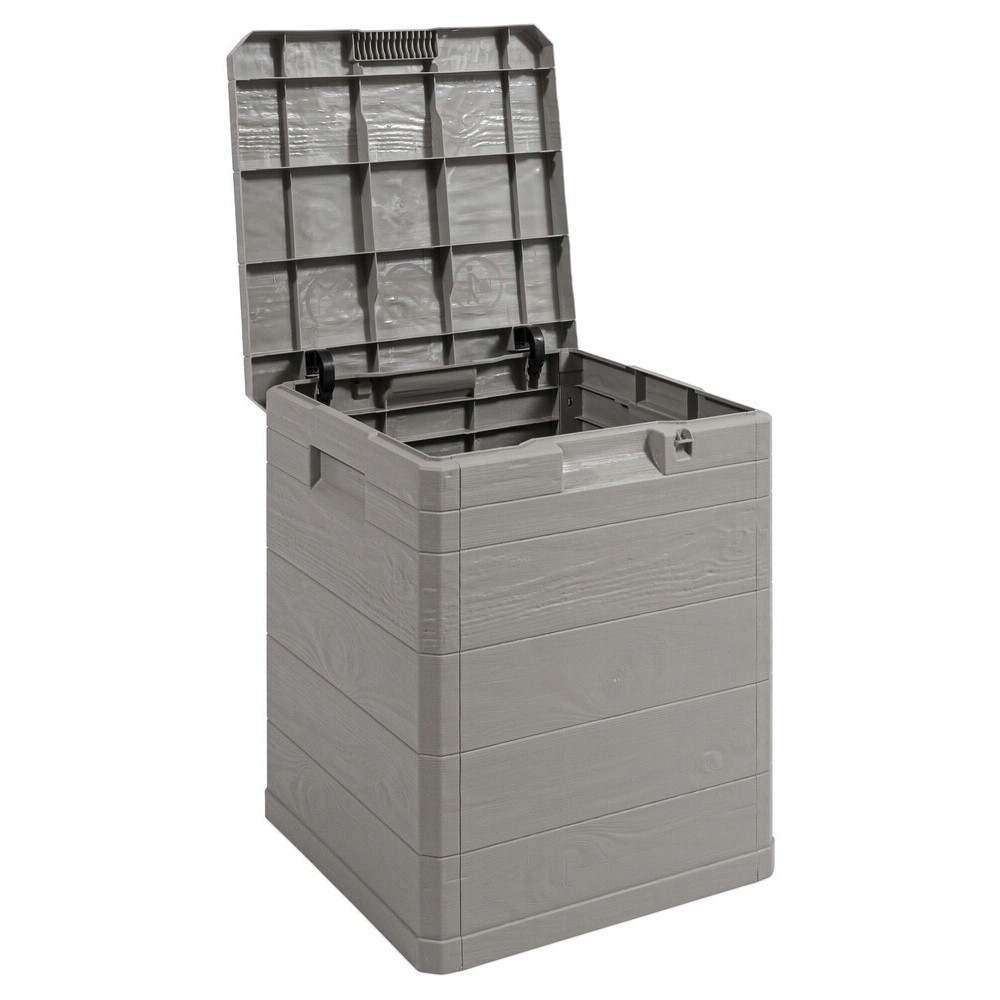 Úložný box na podušky Woody sivá, 90 l