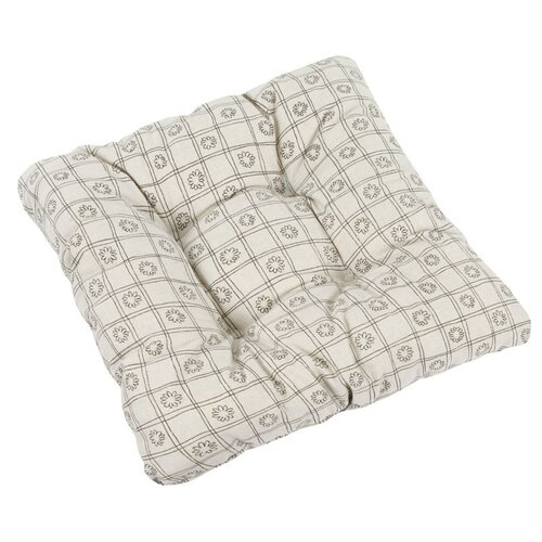 Siedzisko Ivo Uni brązowe kwadrat, 40 x 40 cm