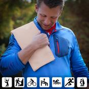 Prosop DecoKing Fitness Ekea, roz, 40 x 80 cm