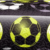 4Home Tagesdecke Football, 140 x 220 cm