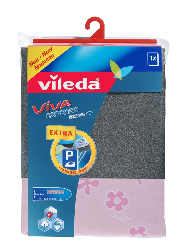 Poťah na žehliacu dosku Vileda Viva Express PARK + GO 115621 metalický