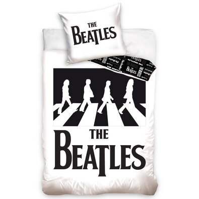 Bavlněné povlečení The Beatles Abbey Road, 140 x 200 cm, 70 x 90 cm