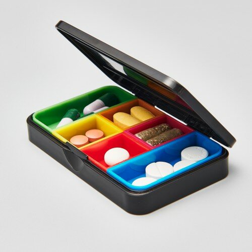 Vitility VIT-90610050 múdra krabička na lieky s App, čierna