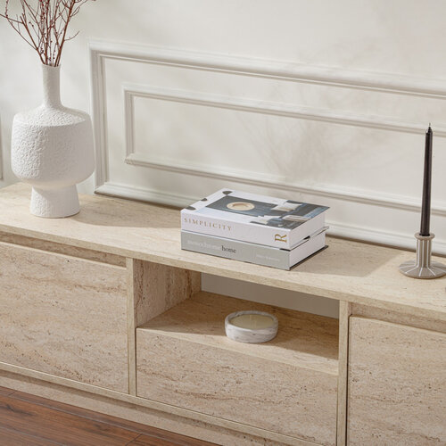 Stolik pod telewizor Vanguard Travertine