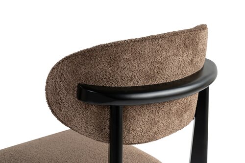 Esszimmerstuhl-Set Lionte Brown and Black, 2 Stück