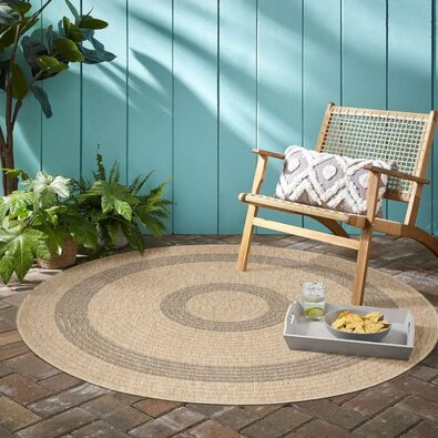 Teppich Comilla 0886 Black, Durchmesser 160 cm