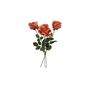 Umetno cvetje Rose orange, 74 cm, 3 kosi