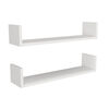 Polica Iris White, 2 kosa