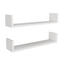 Iris White polc, 2 db