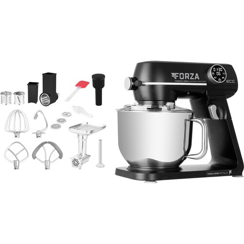 ECG Forza 6600 robot kuchenny Metallo Nero