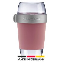 Westmark Dreiteiliger Lebensmittelbehälter, 1150 ml, rosa