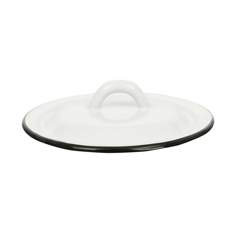 Altom Smaltovaná pokrievka 22 cm, biela