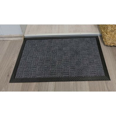Gumijasta podloga sive barve, 40 x 60 cm