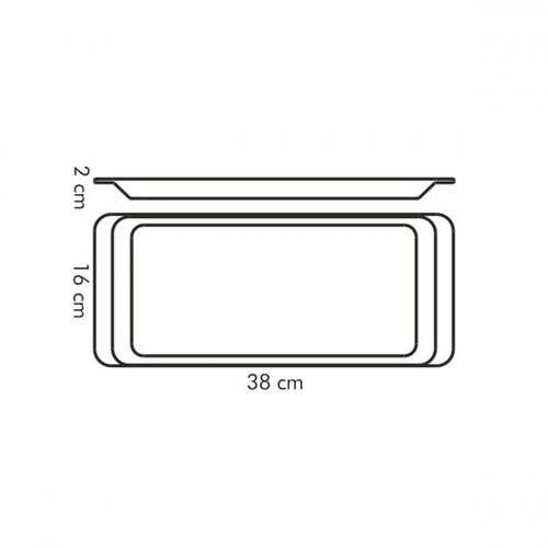 Tescoma Serviertablett GUSTITO, 38 x 16 cm