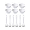 Komplet porcelánových misek Wave, 12 kusů