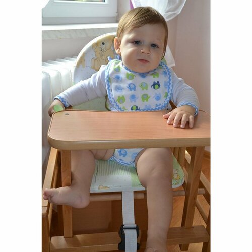 New Baby Buková stolička so stolíkom Victory, 93 cm