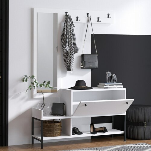 Zestaw do przedpokoju Lopp Black and White