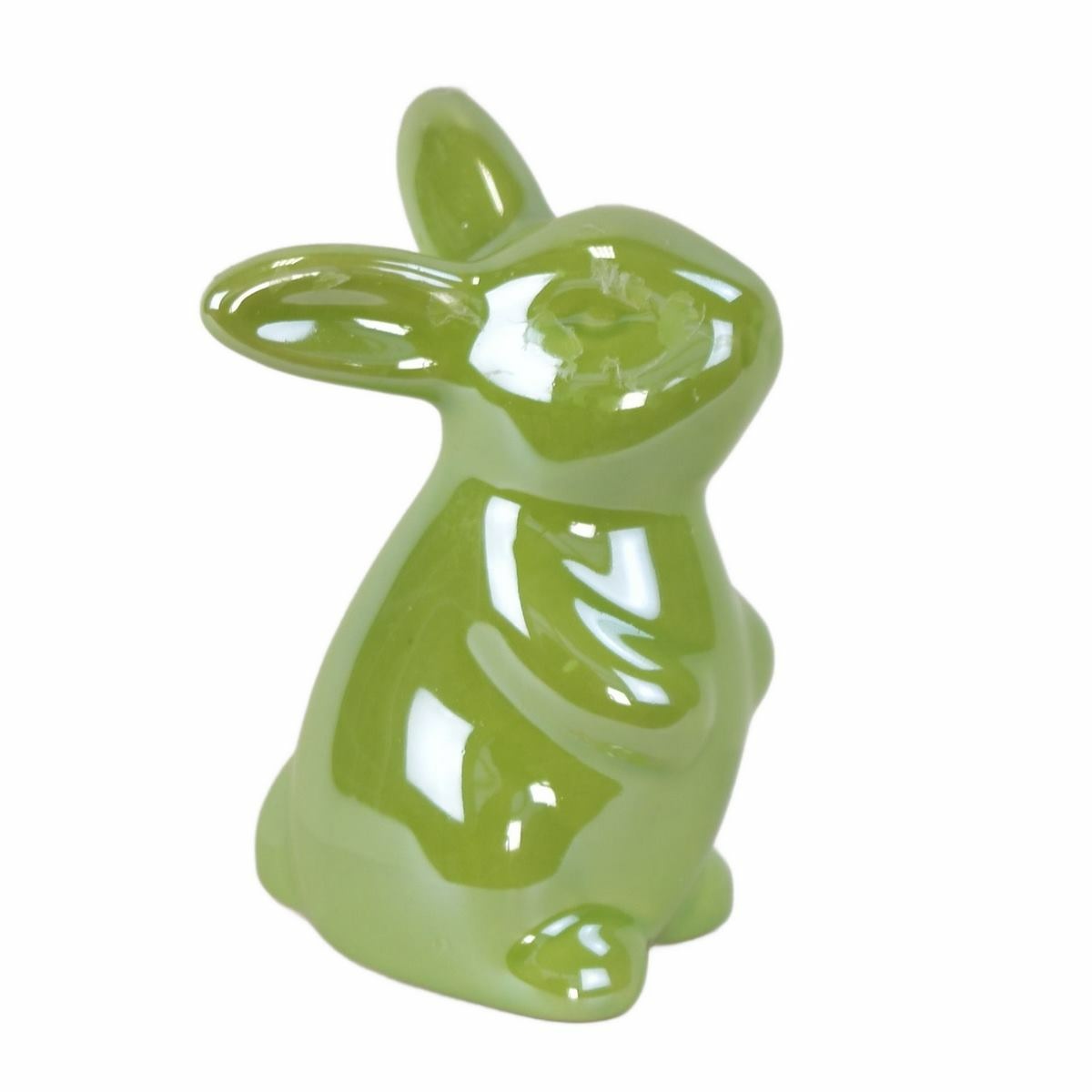 Velikonoční keramický Zajíček Greeny zelená, 8 cm - thumb (4)