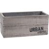 Recipient de ghiveci din ciment Urban lifestyle, 23 x 11 x 10,5 cm
