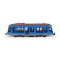 Tramvai din metal Rappa albastru, 20 cm