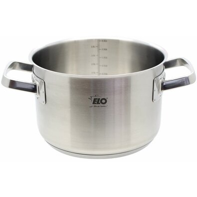 Elo 24224 Oală din oțel inoxidabil Profi Cuisine24 cm, 6,5 l