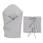 Bellatex Дитяче обгортання Зірки сіре, 75 x 75 см,75 x 75 см