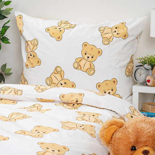 Lenjerie de pat din bumbac 4Home Teddies , 140 x200 cm, 70 x 90 cm