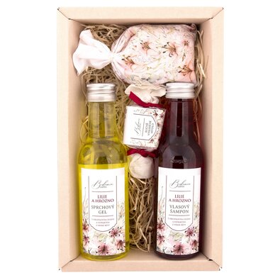 Bohemia Gifts Lilien und Weintrauben Kosmetikset