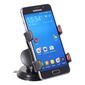 Suport pentru telefon / GPS pe ventuză Compas Double Clips, negru